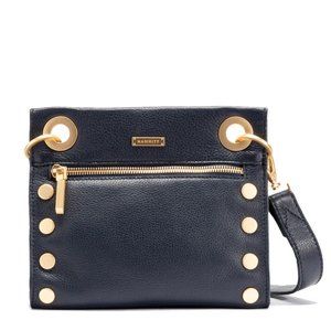 NWT New Hammitt Tony Small Navy Tides/Brushed Gold CrossbodyLeather Retired Rare